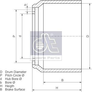 DT Spare Parts 4.62954 - Jarrurumpu inparts.fi