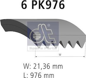 DT Spare Parts 11.12075 - Moniurahihna inparts.fi