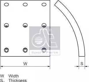 DT Spare Parts 6.95104 - Jarrupala, levyjarru inparts.fi