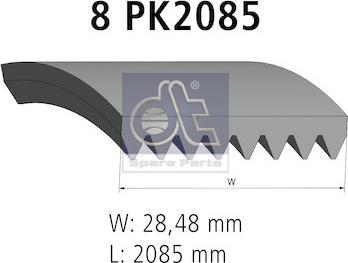 DT Spare Parts 1.21192 - Moniurahihna inparts.fi