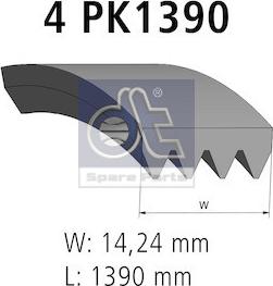 DT Spare Parts 3.34301 - Moniurahihna inparts.fi