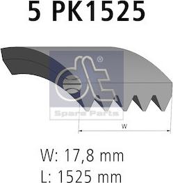 DT Spare Parts 3.34302 - Moniurahihna inparts.fi