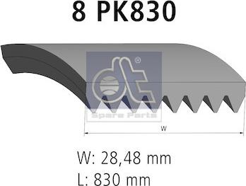 DT Spare Parts 2.21058 - Moniurahihna inparts.fi