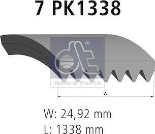 DT Spare Parts 7.54858 - Moniurahihna inparts.fi