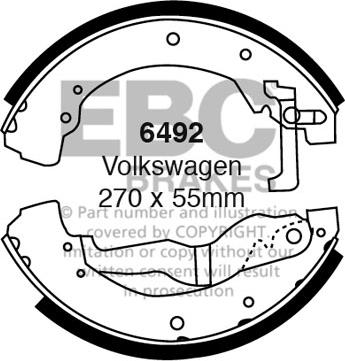 EBC Brakes 6492 - Jarrukenkäsarja inparts.fi