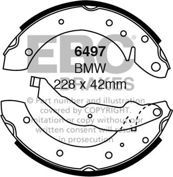 EBC Brakes 6497 - Jarrukenkäsarja inparts.fi