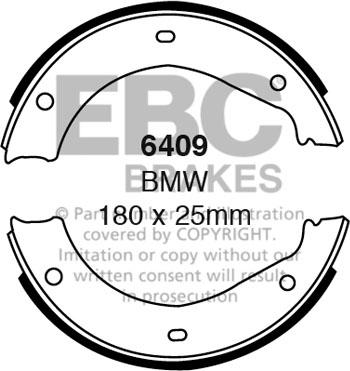 EBC Brakes 6409 - Jarrukenkäsarja inparts.fi