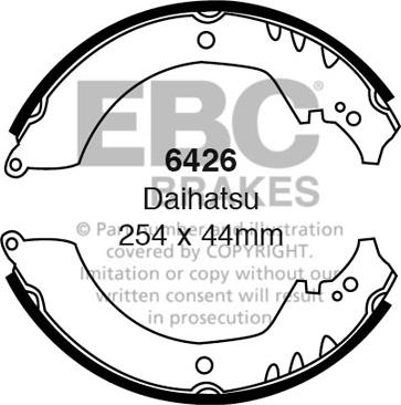 EBC Brakes 6426 - Jarrukenkäsarja inparts.fi