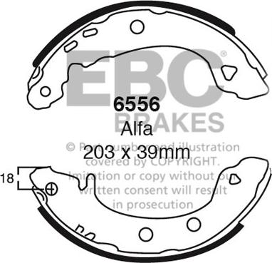 EBC Brakes 6556 - Jarrukenkäsarja inparts.fi