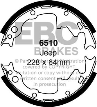 EBC Brakes 6510 - Jarrukenkäsarja inparts.fi