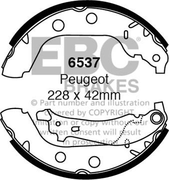 EBC Brakes 6537 - Jarrukenkäsarja inparts.fi