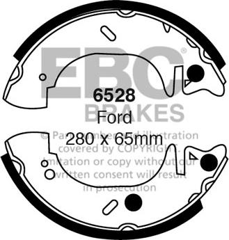 EBC Brakes 6528 - Jarrukenkäsarja inparts.fi