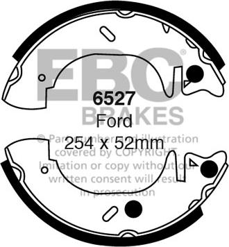 EBC Brakes 6527 - Jarrukenkäsarja inparts.fi