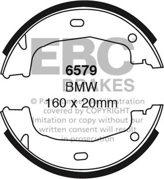 EBC Brakes 6579 - Jarrukenkäsarja inparts.fi