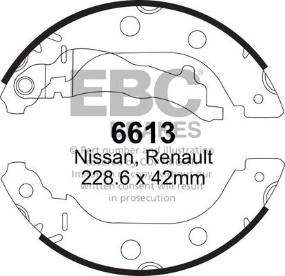 EBC Brakes 6613 - Jarrukenkäsarja inparts.fi