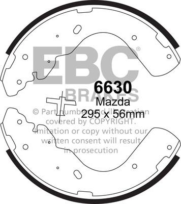 EBC Brakes 6630 - Jarrukenkäsarja inparts.fi