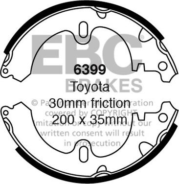 EBC Brakes 6399 - Jarrukenkäsarja inparts.fi