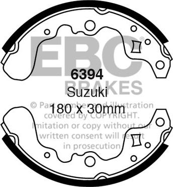 EBC Brakes 6394 - Jarrukenkäsarja inparts.fi