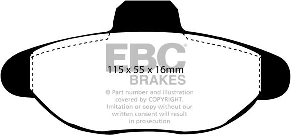 EBC Brakes DP944 - Jarrupala, levyjarru inparts.fi