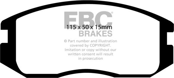 EBC Brakes DP941 - Jarrupala, levyjarru inparts.fi