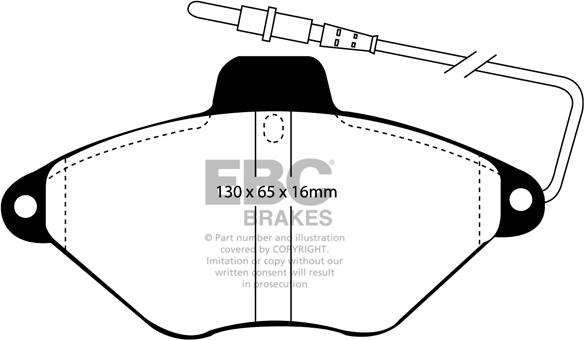 EBC Brakes DP943 - Jarrupala, levyjarru inparts.fi