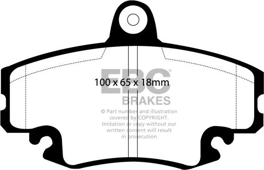 EBC Brakes DP959 - Jarrupala, levyjarru inparts.fi