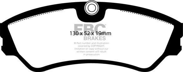 EBC Brakes DP967 - Jarrupala, levyjarru inparts.fi