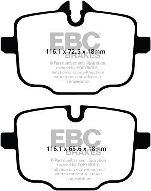 EBC Brakes DP92089 - Jarrupala, levyjarru inparts.fi