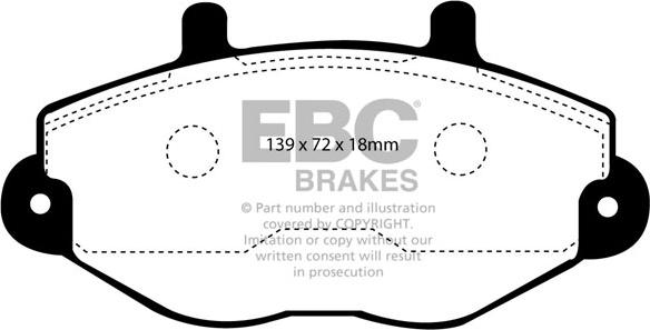 EBC Brakes DP920 - Jarrupala, levyjarru inparts.fi