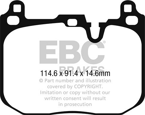 EBC Brakes DP92271 - Jarrupala, levyjarru inparts.fi