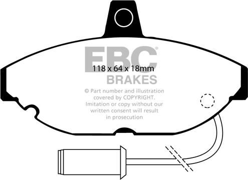 EBC Brakes DP4467R - Jarrupala, levyjarru inparts.fi