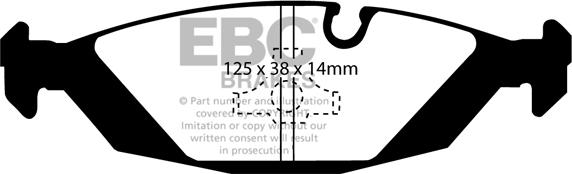 EBC Brakes DP447/2 - Jarrupala, levyjarru inparts.fi