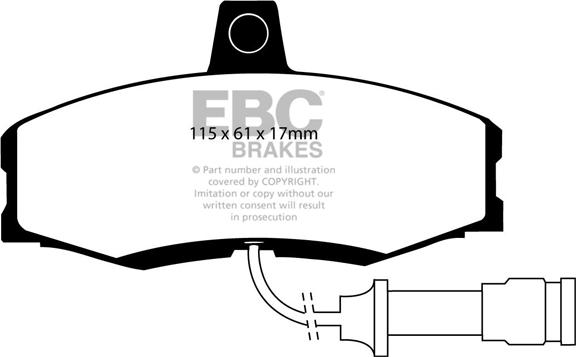 EBC Brakes DP455 - Jarrupala, levyjarru inparts.fi