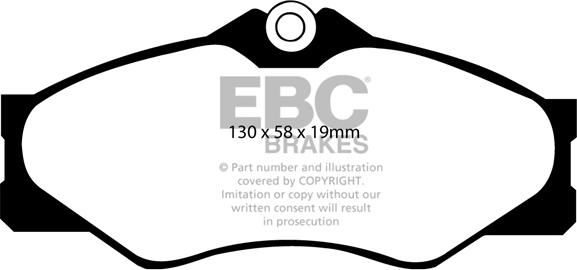 EBC Brakes DP4654R - Jarrupala, levyjarru inparts.fi