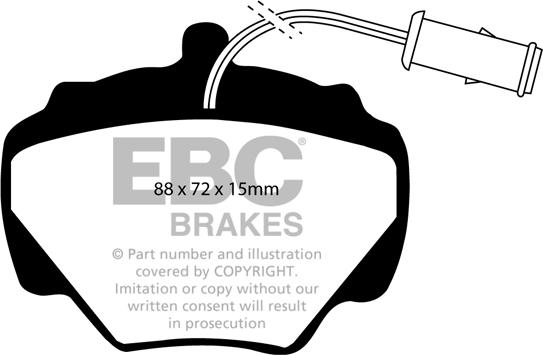 EBC Brakes DP4663R - Jarrupala, levyjarru inparts.fi