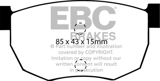 EBC Brakes DP468 - Jarrupala, levyjarru inparts.fi