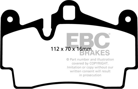 EBC Brakes DP41474R - Jarrupala, levyjarru inparts.fi