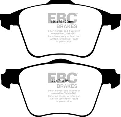 EBC Brakes DP41690R - Jarrupala, levyjarru inparts.fi