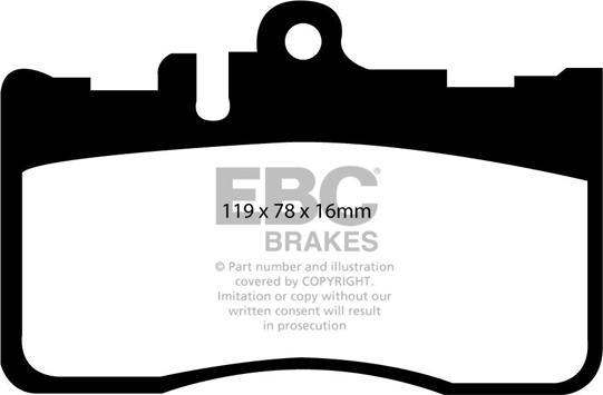 EBC Brakes DP41622R - Jarrupala, levyjarru inparts.fi