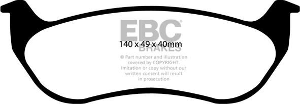 EBC Brakes DP41673R - Jarrupala, levyjarru inparts.fi