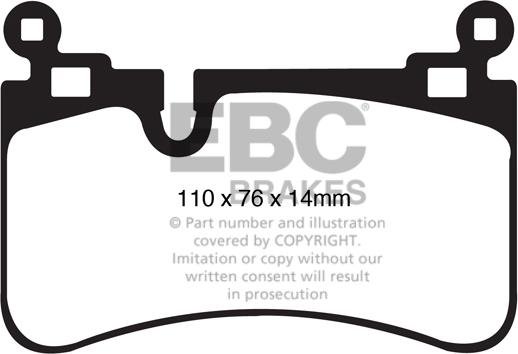 EBC Brakes DP41839R - Jarrupala, levyjarru inparts.fi