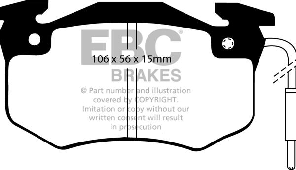 EBC Brakes DP489/2 - Jarrupala, levyjarru inparts.fi