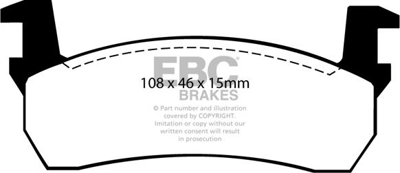 EBC Brakes DP484 - Jarrupala, levyjarru inparts.fi