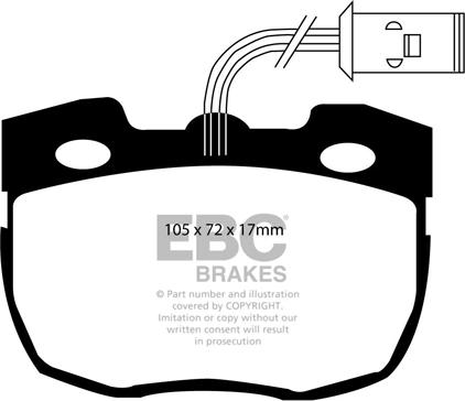 EBC Brakes DP4814R - Jarrupala, levyjarru inparts.fi