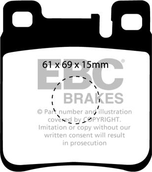 EBC Brakes DP4887R - Jarrupala, levyjarru inparts.fi