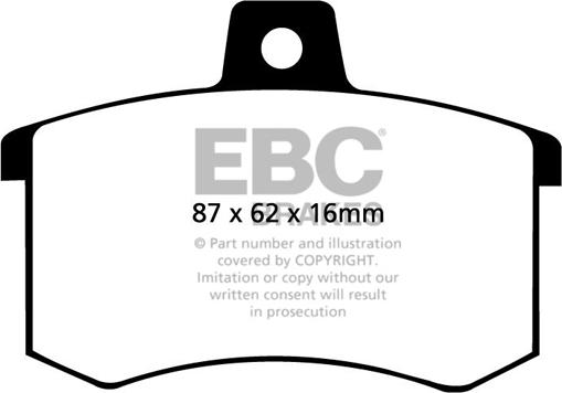 EBC Brakes DP4370R - Jarrupala, levyjarru inparts.fi