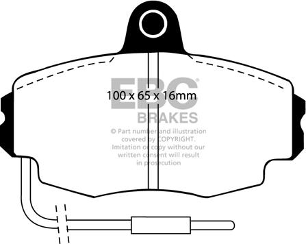 EBC Brakes DP426/4 - Jarrupala, levyjarru inparts.fi