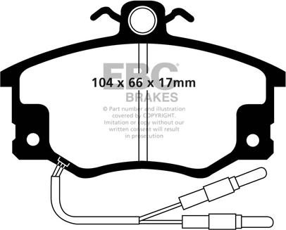 EBC Brakes DP420/4 - Jarrupala, levyjarru inparts.fi