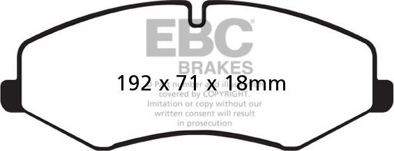 EBC Brakes DPX2060 - Jarrupala, levyjarru inparts.fi