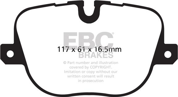 EBC Brakes DP42068R - Jarrupala, levyjarru inparts.fi